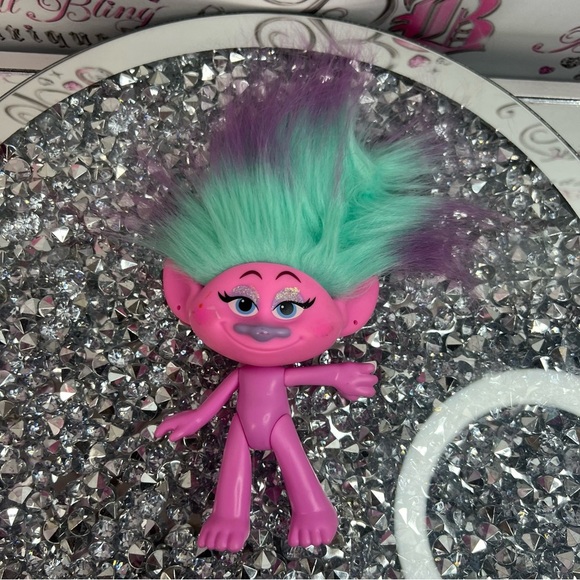 trollz Other - Trollz Pink Troll Doll with Green & Purple Hair - Kids Toy
